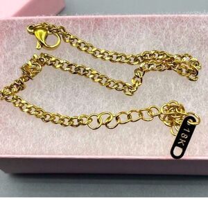 18K gold plated chain bracelet